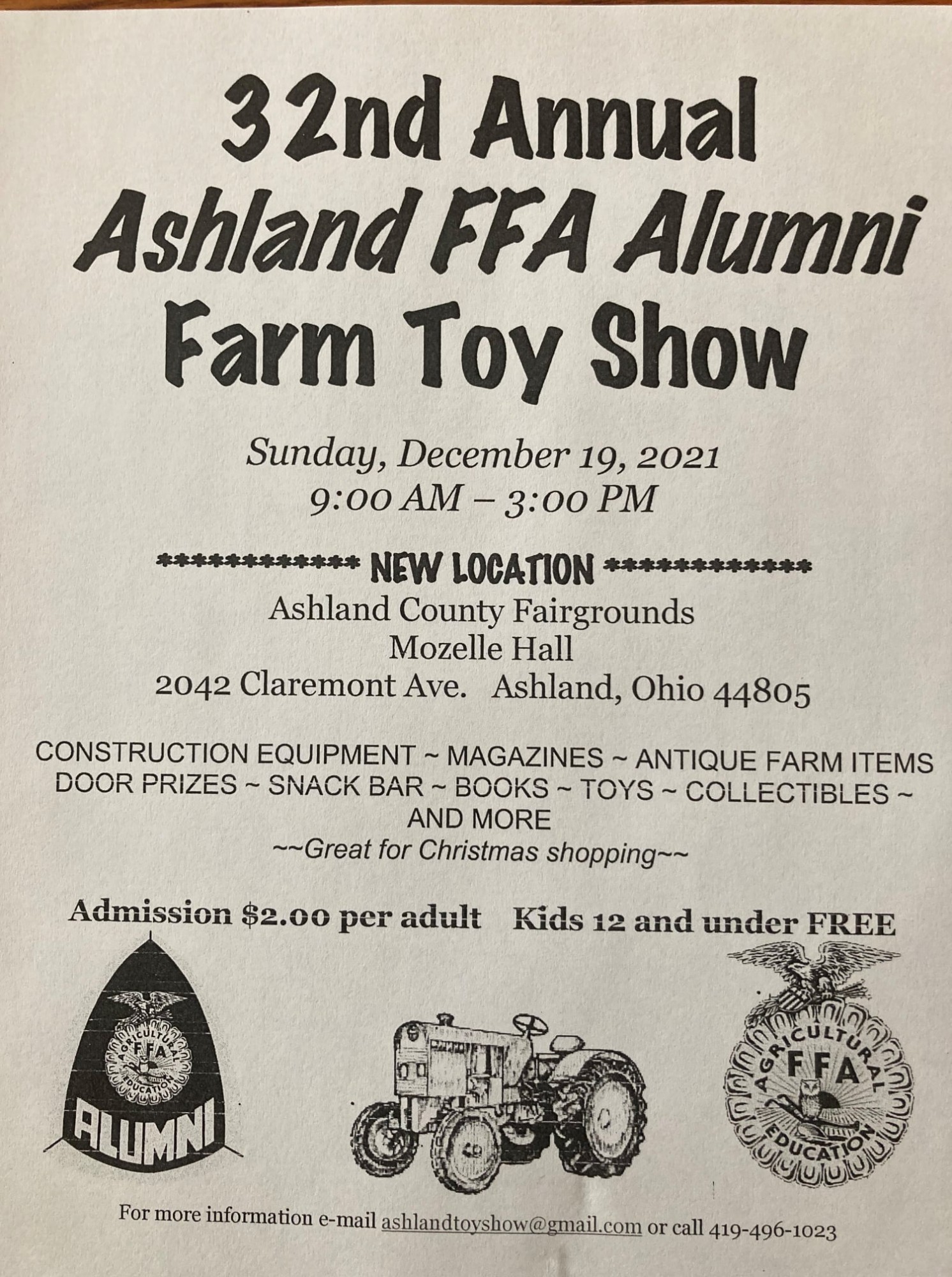 Farm Toy Show Ashland Area Convention