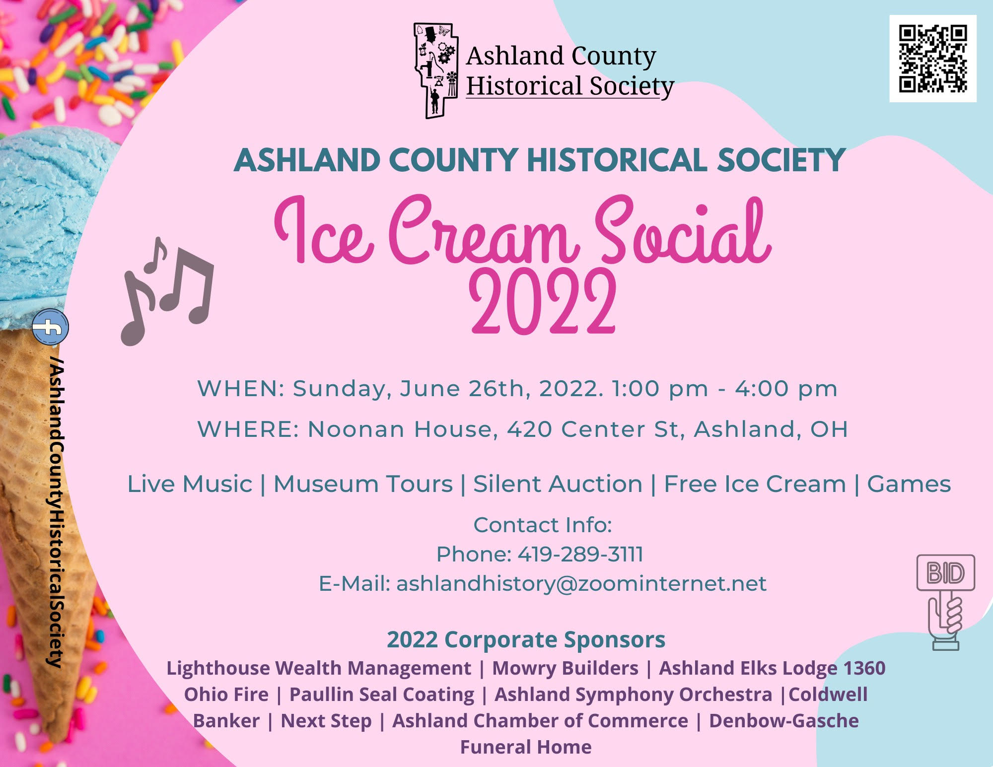 Ice Cream Social Ashland Area Convention & Visitors Bureau