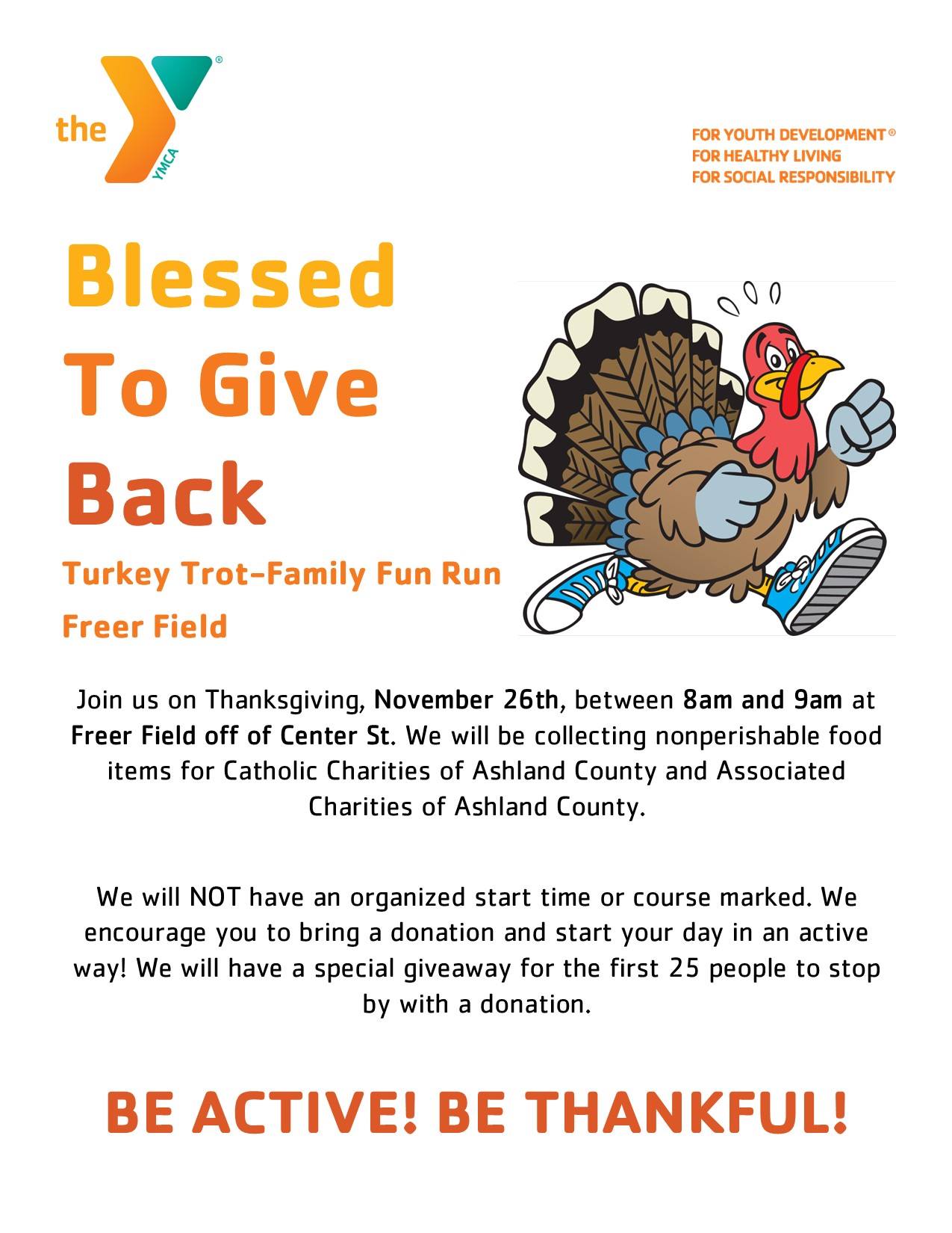 Turkey Trot Family Fun Run Ashland Area Convention & Visitors Bureau